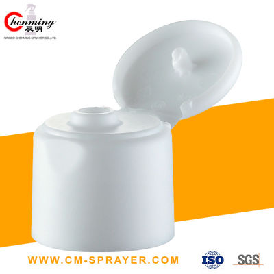 Good price 24mm 24/410 व्हाइट पीपी फ्लिप टॉप प्लास्टिक बॉटल कैप्स फ्लिप टॉप वॉटर बॉटल लिड ऑनलाइन